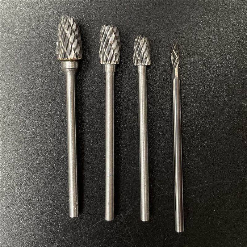 硬质合金旋锉钨钢铣刀雕刻金属打磨头合金铣刀钨钢磨头2.35mm柄径